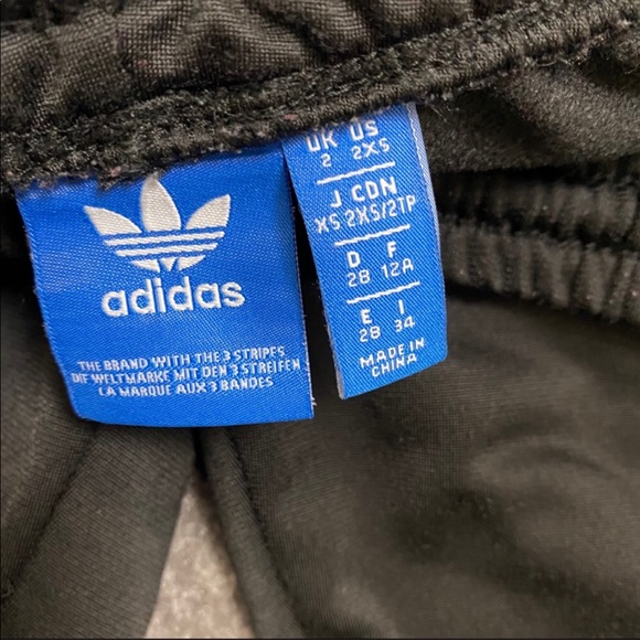 Adidas SST Track Pant Trefoil Logo Sz XXS - Picture 6 of 10